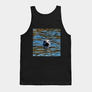 Seal in the blue Tank Top